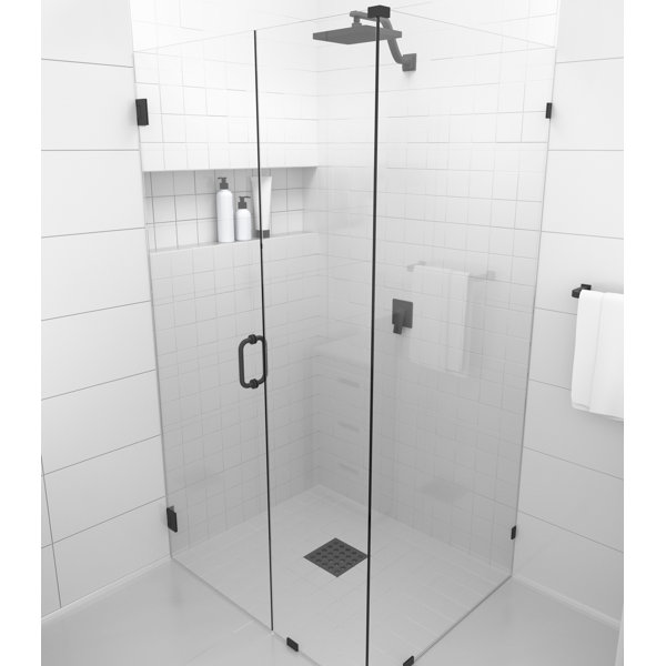 Glass Warehouse Illume 38 in. x 40.5 in. x 78 in. 90degree Fully